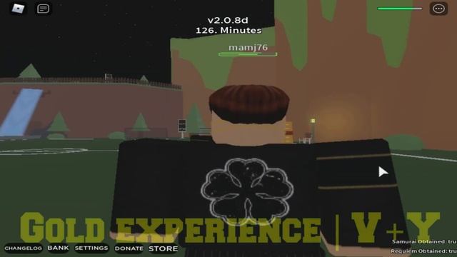 Gold Experience Showcase A Bizarre Day ROBLOX! смотреть онлайн