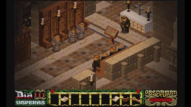 La Abadia del Crimen Extensum (Pazos, Celemin, 2016) PC [002] Walkthrough Comentado смотреть онлайн