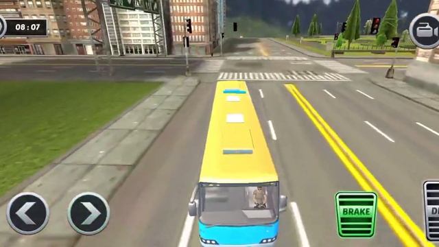 School bus driving simulator - school bus pick and drop kids service смотреть онлайн