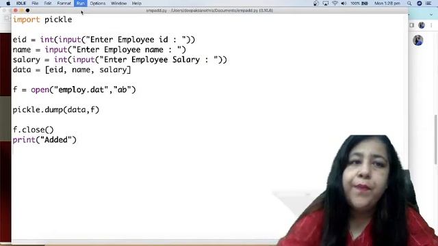 Writing in a Binary File #pickle_module CBSE Computer Science Class 12 #anjaliluthra #cbse #cs смотреть онлайн
