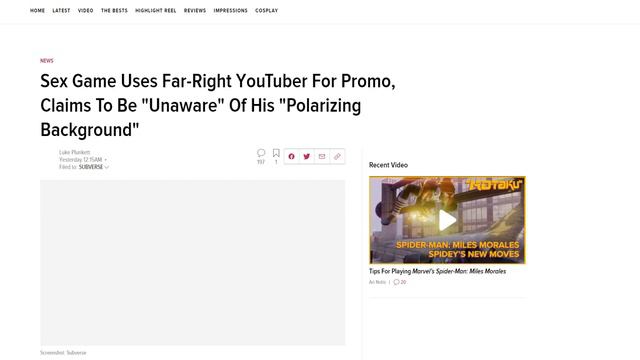 Subverse devs give Twitter puritans the FINGER! Cancelled for daring to say Waifu are apolitical! смотреть онлайн