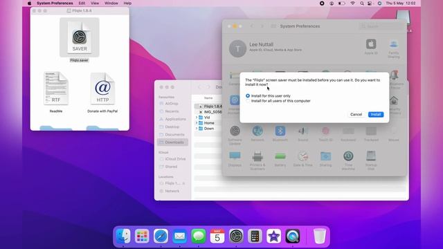 How to Get Big Clock on MacBook Screensaver смотреть онлайн