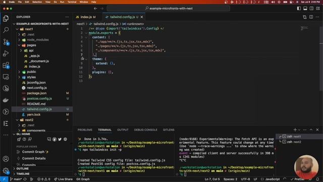 Microfrontends: Implementación de Tailwind CSS con Module Federation y Next.js смотреть онлайн