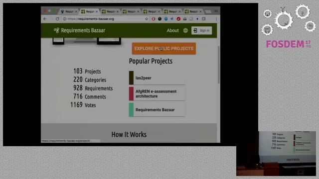 FOSDEM 2017 - Connecting End Users and Developers With the Requirements Bazaar.mp4 смотреть онлайн