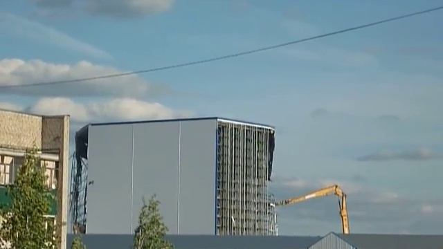 Снос склада PepsiCo в г.Лебедянь (Полная версия) Demolition Of PepsiCo Warehouse