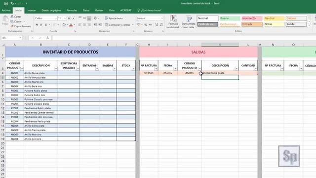 ✅ Cómo crear INVENTARIO y control de STOCK en Excel. Entradas y salidas смотреть онлайн