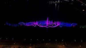 Чечня. Грозный, Черноречье, светомузыкальный фонтан