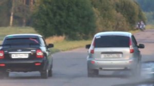 Заезд Приора vs Калина