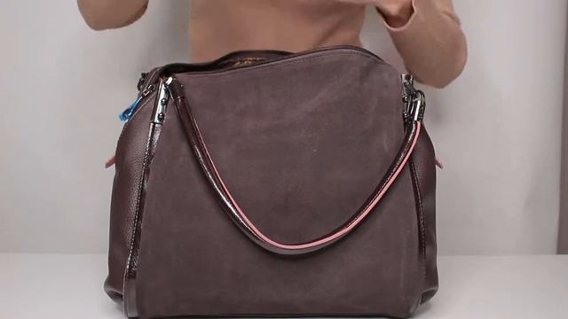 КОМБИНИРОВАННАЯ СУМКА С ЦЕПОЧКОЙ ОПТОМ арт. 0077-1 | ОБЗОР смотреть онлайн