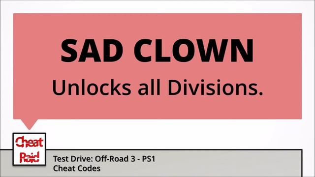 Test Drive: Off-Road 3 Cheat Codes | PS1 смотреть онлайн