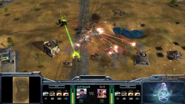 [C&C Zero Hour] -GeN|MasteR^ vs HerB смотреть онлайн