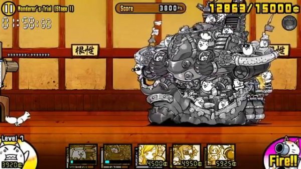 The Battle Cats - Iron Legion Uber Showcase - Mighty Drednot, Mighty Bomburr, Mighty Cat-a-pult