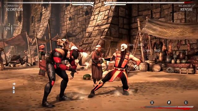 Mortal Kombat X: New Inferno Scorpion & Deadly Alliance Kenshi Skins Gameplay! (PC Mod Showcase) смотреть онлайн