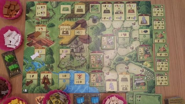 Agricola: Family Edition board game - How to Setup, Play and Review. Worker placement * Amass Games смотреть онлайн