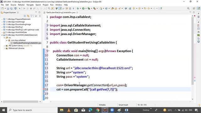 Session 24 ADV Java CallableStatement , Procedure and Function with jdbc App || by Mr.SVK смотреть онлайн