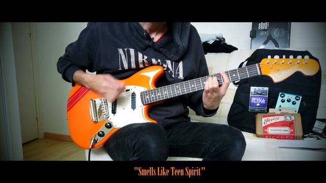FENDER "ORANGE CAPRI MUSTANG" (KURT COBAIN MOD) - SOUND TEST смотреть онлайн