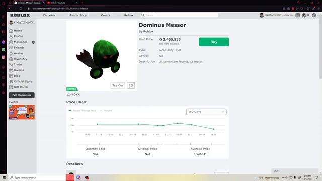 How To Get Any Free Dominus In Roblox? 2022 MAY смотреть онлайн