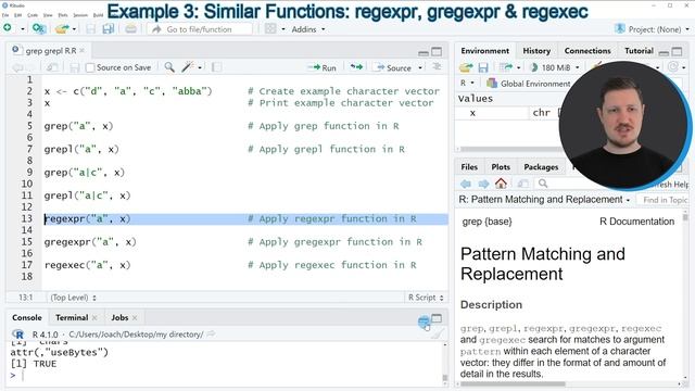 grep & grepl R Functions (Examples) | Match One or Multiple Patterns in Character String | regexpr( смотреть онлайн