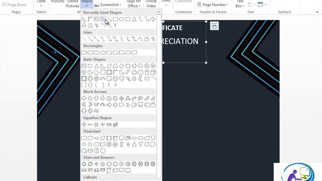 certificate tutorial। how to create certificate design in microsoft word 2013. смотреть онлайн