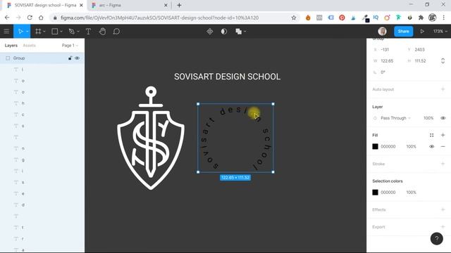 #2 Arc - Plugin For Figma - плагин текст по кругу - обзор от Sovisart