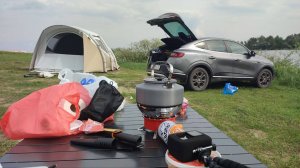 Подготовка палатки к сезону, модернизация тамбура для защиты от насекомых