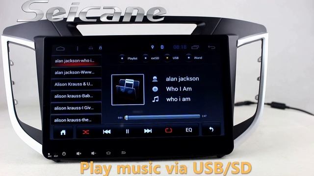 10.2" 2014 2015 HYUNDAI IX25 Creta dvd player navigation system with Capacitive Touch Screen 3G WiF смотреть онлайн