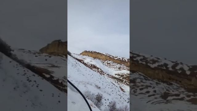 Перевал Гум-Баши 16.12.2017 спуск на снегоходе ТРК "Мара" смотреть онлайн
