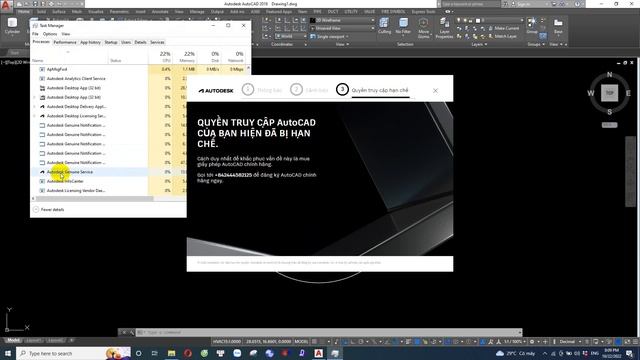 Hướng dẫn tắt thông báo bản quyền Autodesk mới nhất. смотреть онлайн