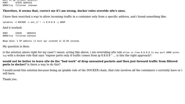 DevOps & SysAdmins: Bind docker container ports only to specific outside server address смотреть онлайн