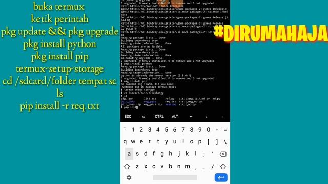 BOT TELEGRAM MULTI AKUN VIA TERMUX смотреть онлайн