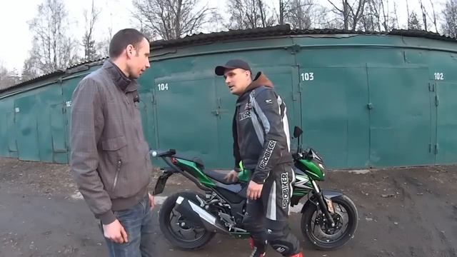 Обзор мотоцикла Kawasaki Z250!!!