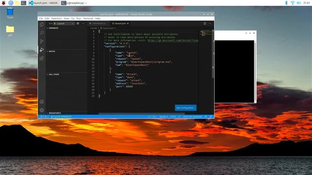 How to Edit and Debug C# Programs in VS Code on a Raspberry Pi смотреть онлайн