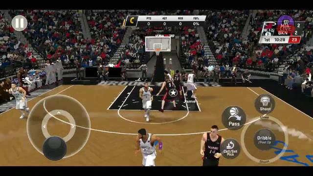 My first dunk (Mycareer) NBA 2k20 mobile смотреть онлайн