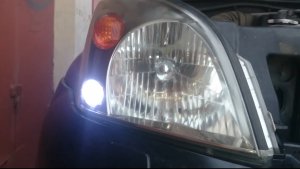 Замена ламп в габаритах ПРАДО 120 на диоды