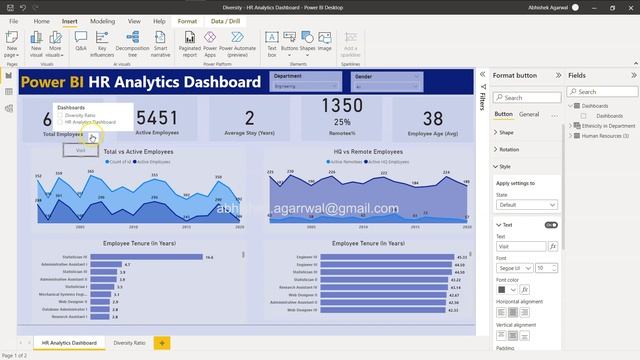 Using Power BI Slicer to Navigate Pages within Power BI Workbook | Conditional Page Navigation смотреть онлайн