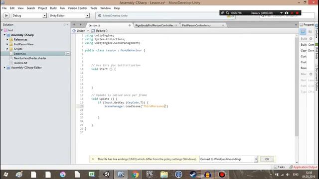 Класс SceneManager в Unity3d (Работа со сценами) смотреть онлайн