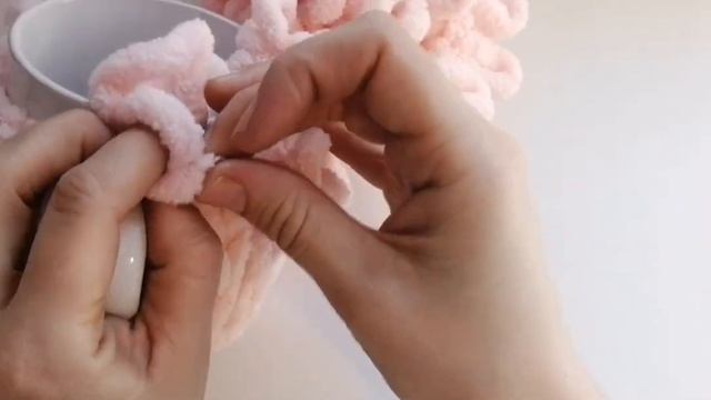 Мастер класс по вязанию кружки "Валентинки" из Alize Puffy руками смотреть онлайн