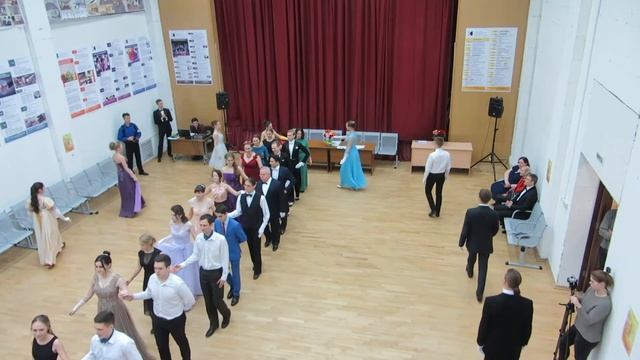 Открытие I осеннего молодежного бала "Ах, этот вечер" РГУ им. А.Н. Косыгина. Полонез, вальс смотреть онлайн