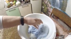 стираем кухонные полотенца
