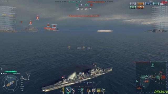 World of Warships-Боевые задачи.10 -Поднять перископ. смотреть онлайн