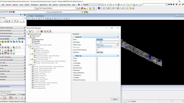 Import AutoCAD File in MXRoad смотреть онлайн