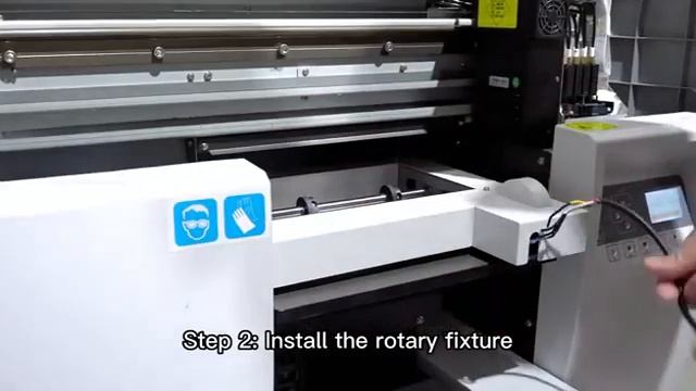 How To Install The Rotary Device For The A3 Size Uv Printer NC-UVA3MAX #uvprinter #a3printer