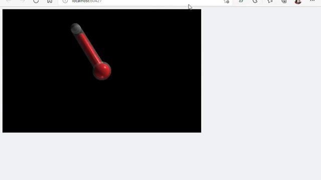 Thermometer Python 3D Simulation смотреть онлайн
