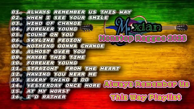 Always Remember Us This Way Playlist - Nonstop Reggae 2023