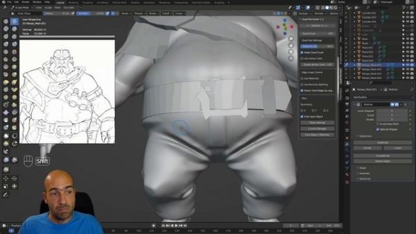 06. Adding more clothes - Create a commercial game 3D character