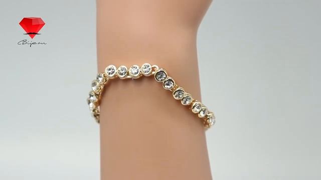 Bije.ru: Позолоченный браслет с фианитами Andajel (Андаэль) смотреть онлайн