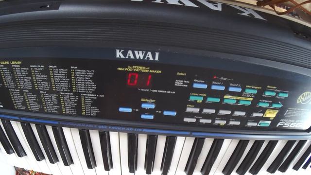 Демо песня или мелодия в синтезаторе KAWAI FS660. смотреть онлайн