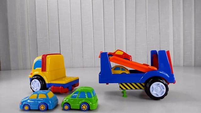 Interactive "Car Transporter" Toys Open Box смотреть онлайн