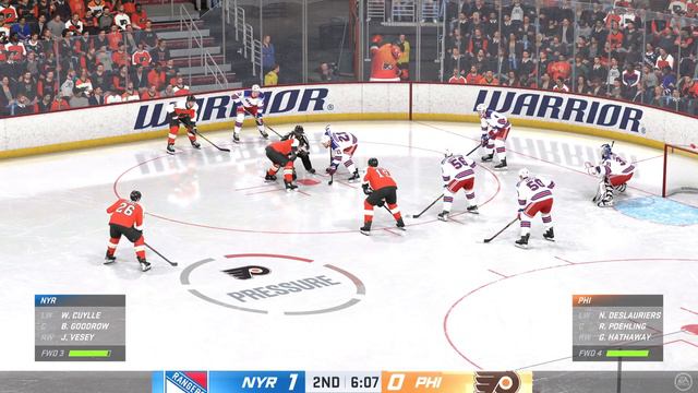 New York Rangers vs Philadelphia Flyers 2/24/2024 NHL 24 Gameplay смотреть онлайн